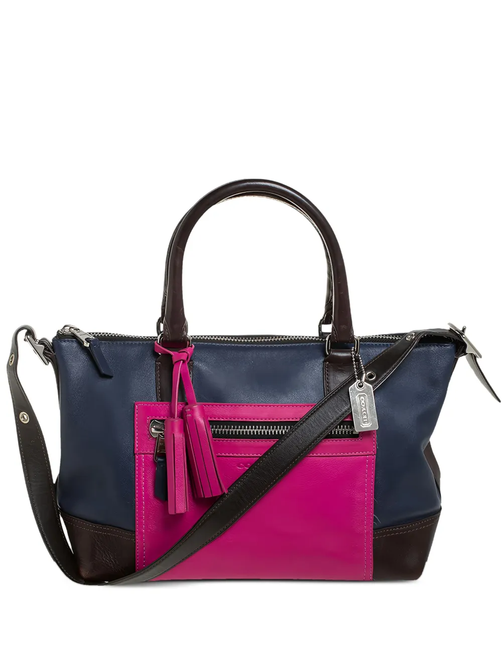 pre-owned leather tote bag