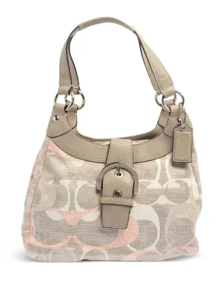 Coach Vintage pre-owned Soho Optic Shoulder Bag | Neutrals