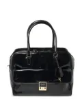 Anya Hindmarch patent leather satchel bag - Blue