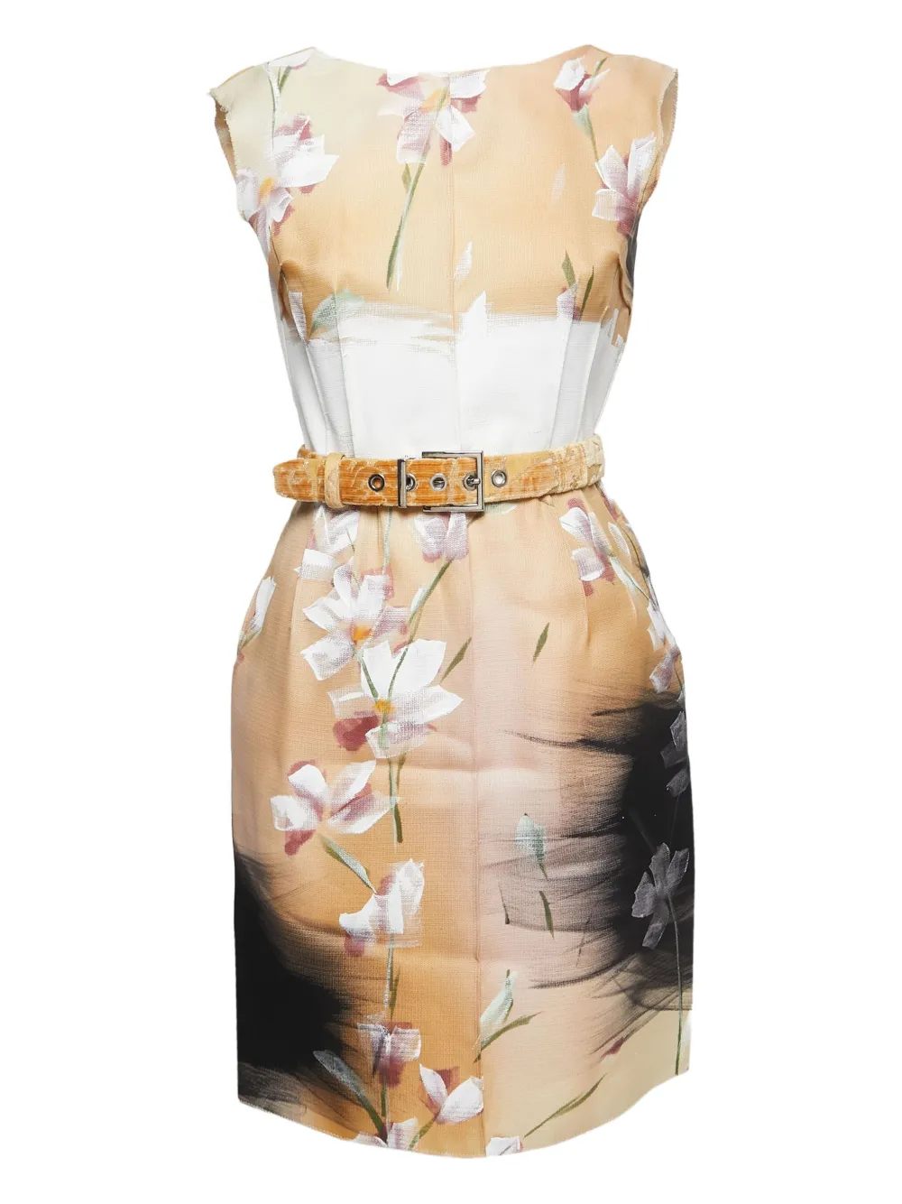Dolce & Gabbana Pre-Owned floral-print dress | Neutrals | Image 1