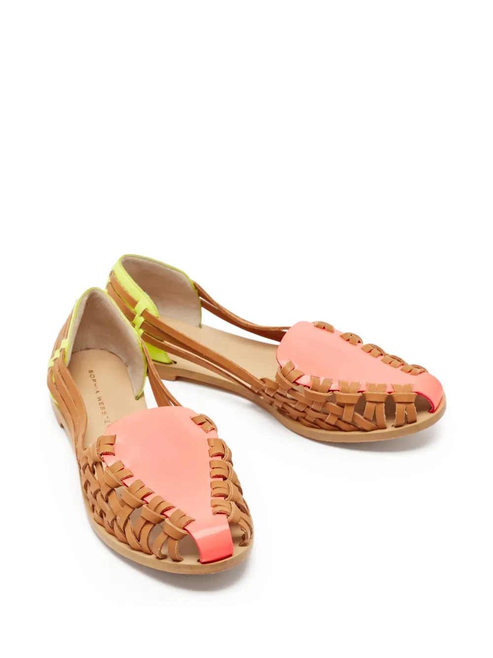 Sophia Webster pre-owned colour-block loafers | Image 2
