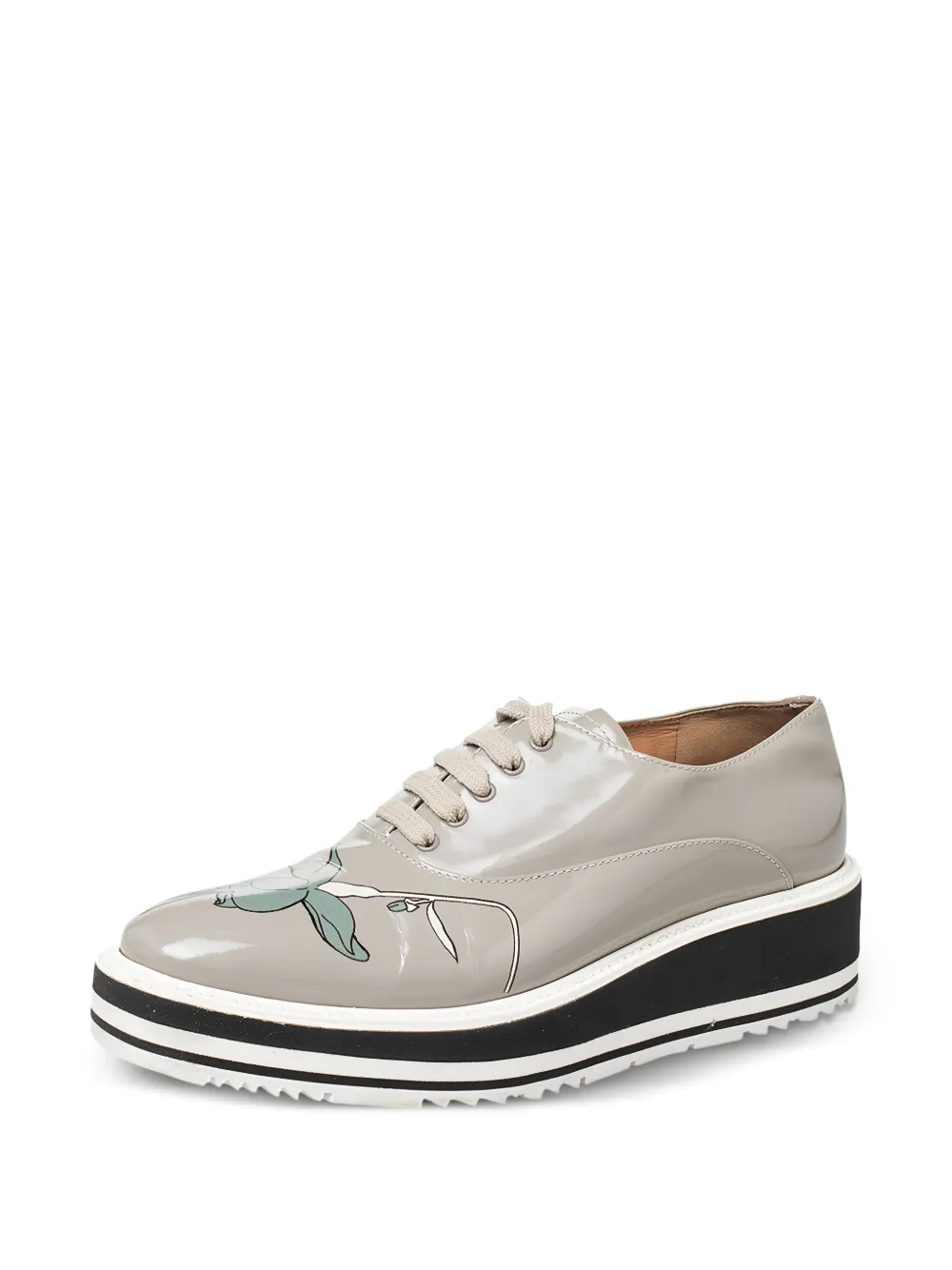 Prada Pre-Owned 45mm leather oxford shoes | Image 2