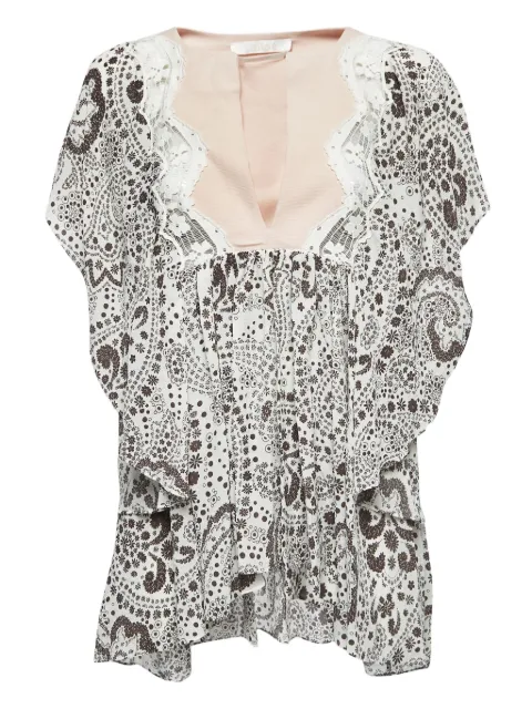 Chloé Pre-Owned blouse à fleurs
