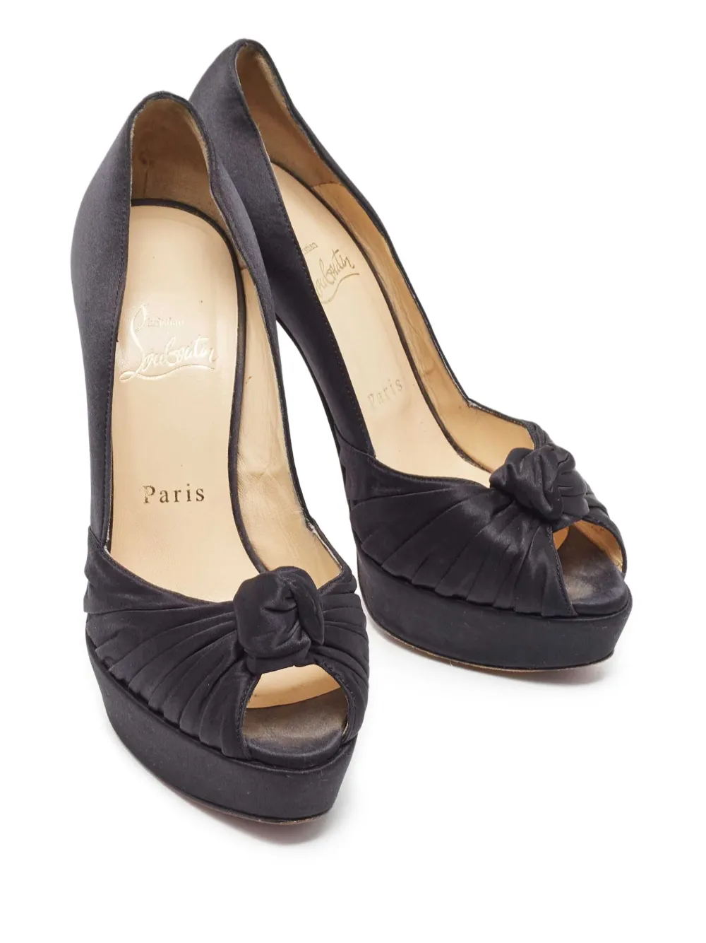 Christian Louboutin Pre-Owned 160 mm leren pumps - Zwart