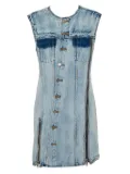 3.1 Phillip Lim pre-owned denim sleeveless mini dress - Blue
