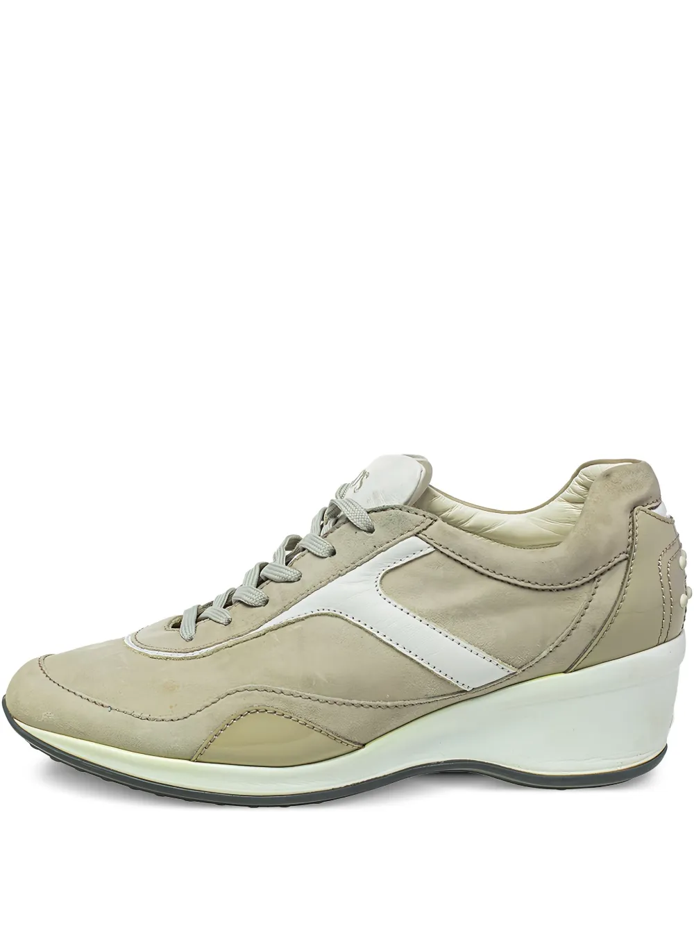 Tod's Vintage wedge-heel sneakers | Grey | Image 1