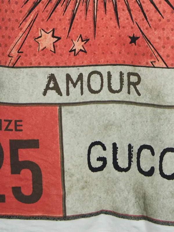 Gucci Pre-Owned Amour 25 T-shirt | White | FARFETCH