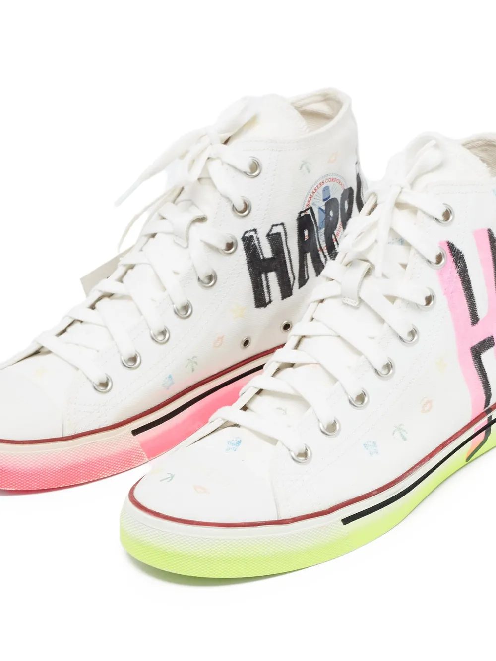 VETEMENTS pre-owned Hardcore Happiness high-top sneakers | Image 2