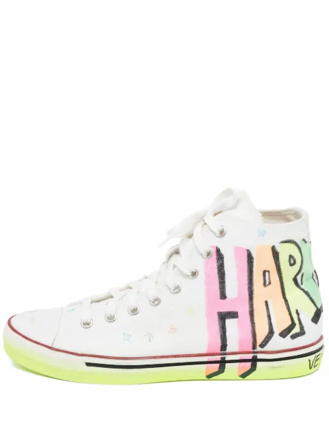 VETEMENTS pre-owned Hardcore Happiness high-top sneakers