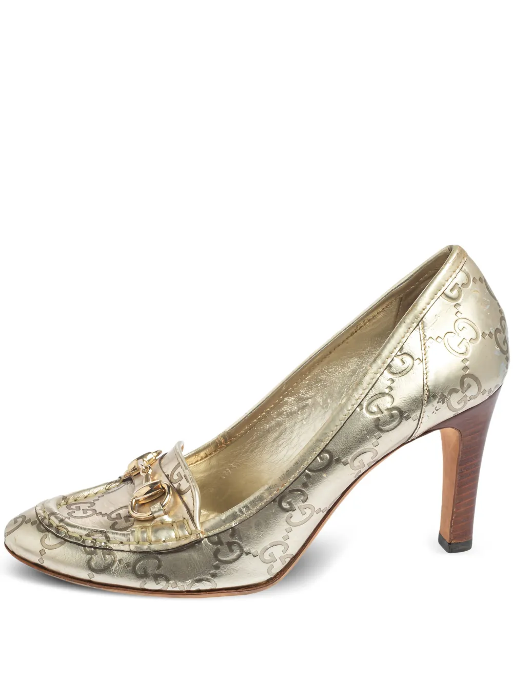 Gucci Pre-Owned ホースビット パンプス - ゴールドトーン Gucci Pre-Owned ホースビット パンプス - ゴールドトーン