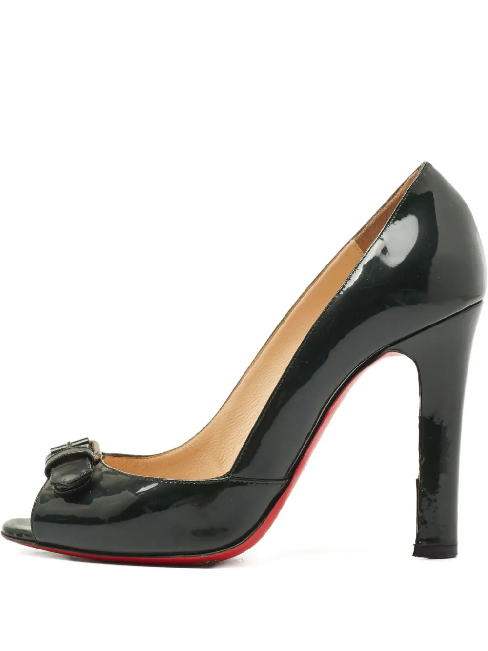Christian Louboutin Pre-Owned 2024 Openbelt 100mm パンプス - ブラック Christian Louboutin Pre-Owned 2024 Openbelt 100mm パンプス - ブラック