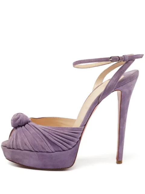Christian Louboutin Pre-Owned 140mm knot-detail sandals