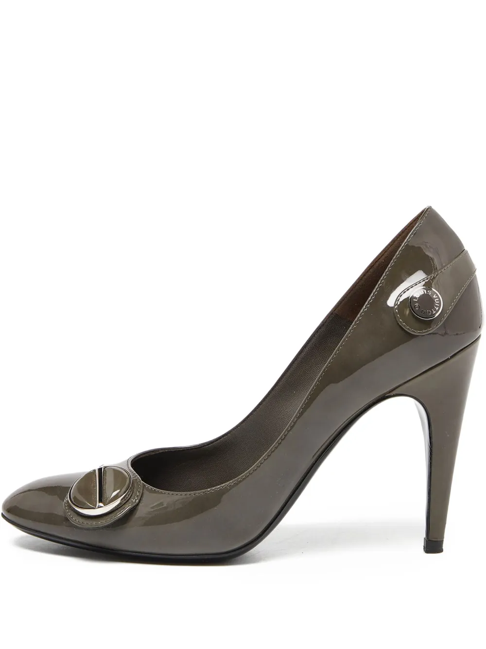 Louis Vuitton Pre-Owned 100mm leather pumps - Grau