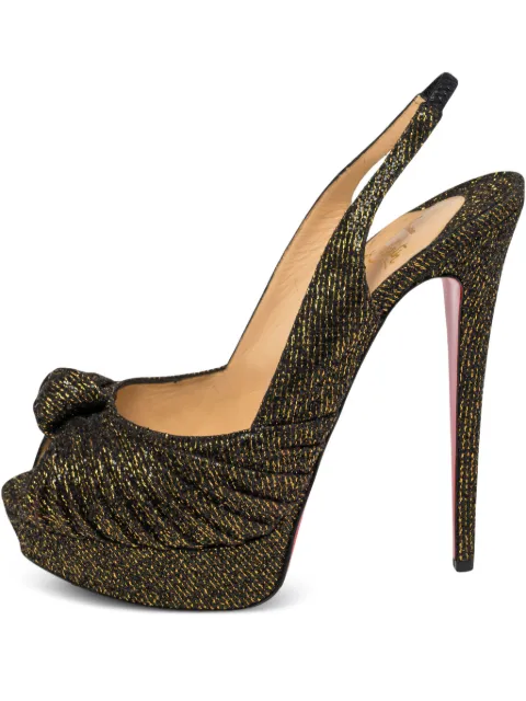 Christian Louboutin Pre-Owned zapatillas con tacón de 150mm