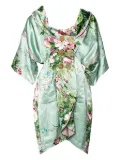 Kenzo Pre-Owned floral-print wrap dress - Green