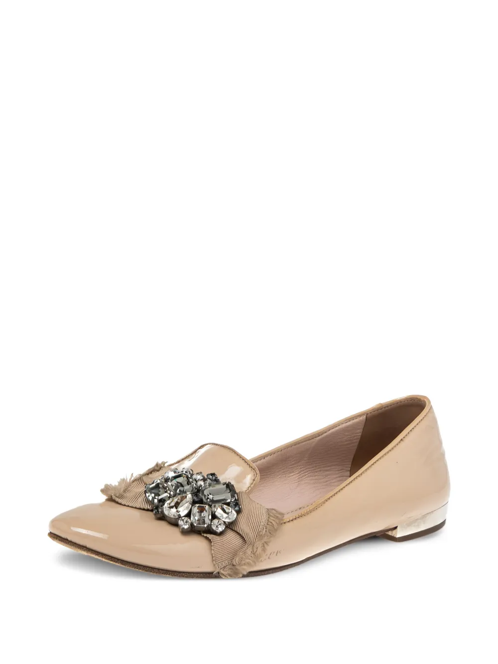 Miu Miu Pre-Owned embellished ballet flats | Image 2