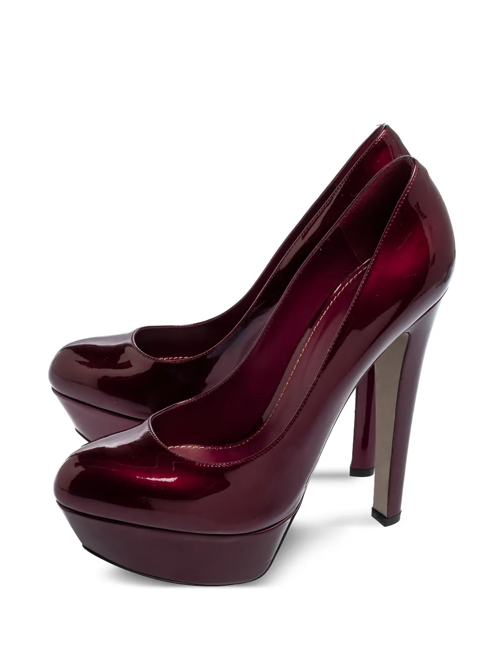 Sergio Rossi Vintage Pre-owned 130 mm leren pumps - Rood
