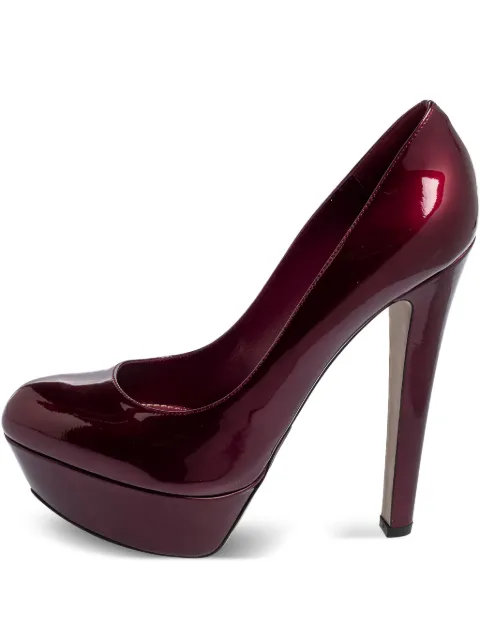 Sergio Rossi Vintage pre-owned 130mm leather pumps 