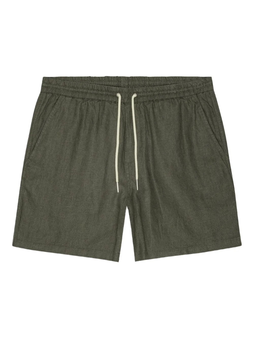NN07 drawstring linen shorts | Green | Image 1