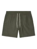 NN07 drawstring linen shorts - Green