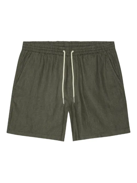 NN07 drawstring linen shorts