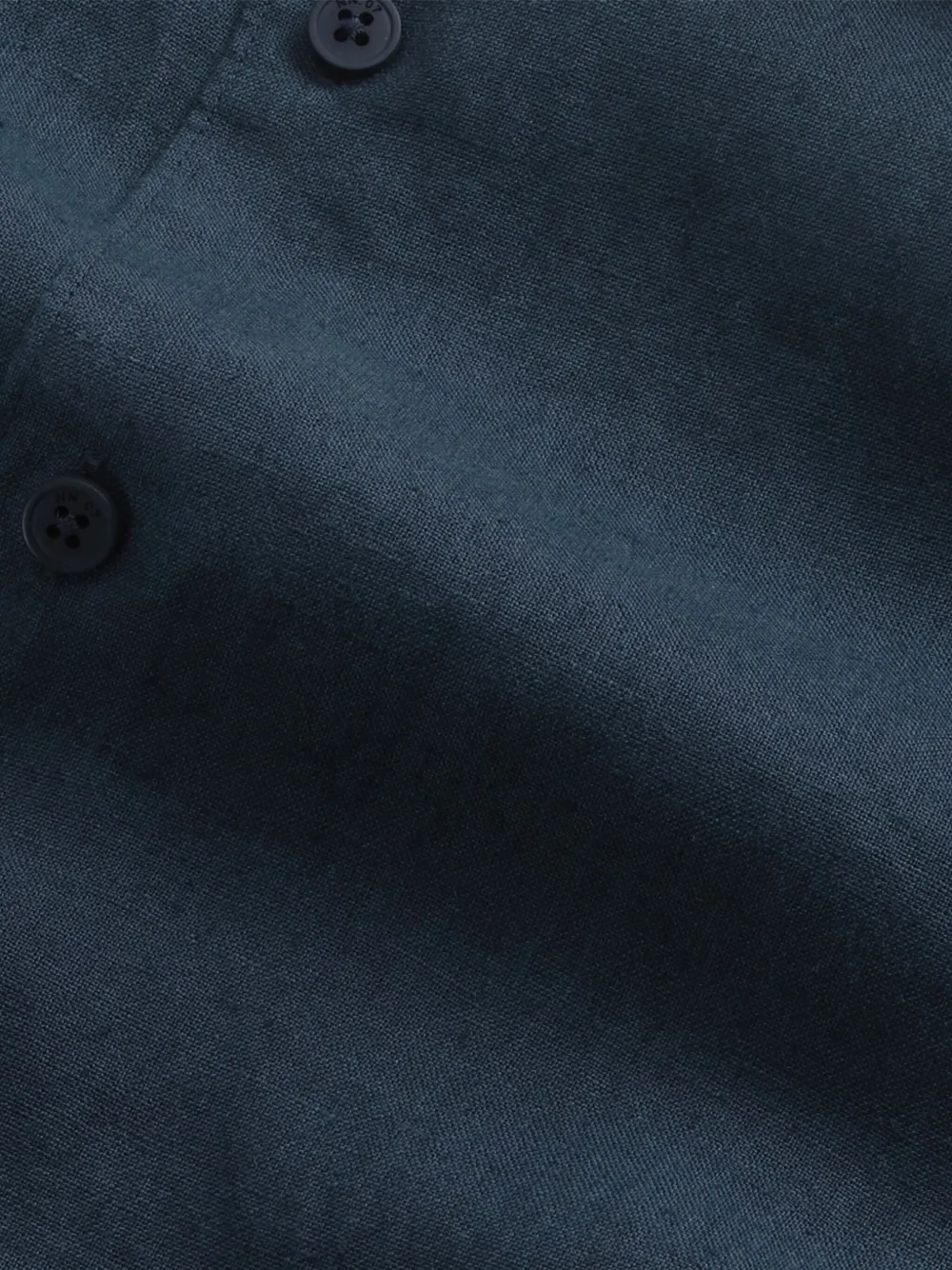 NN07 linen shirt - Blauw