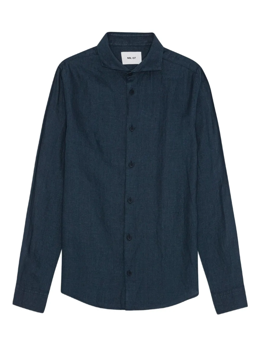 NN07 camisa de lino | azul | Image 1