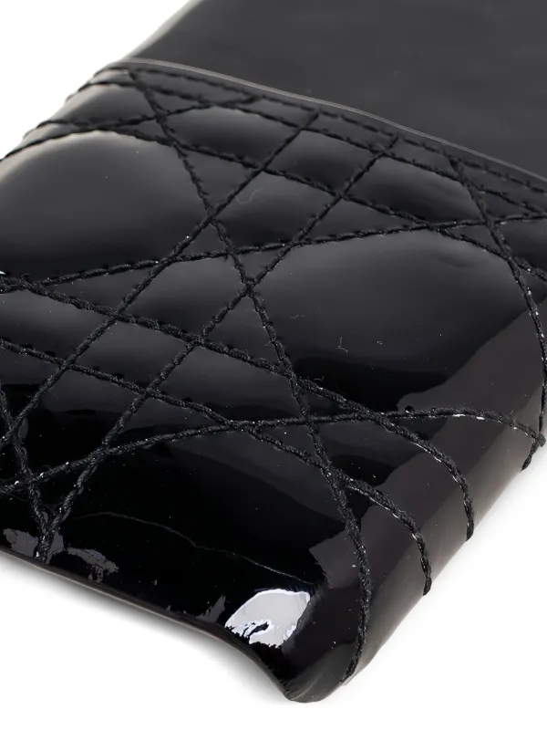 Christian Dior Pre-Owned Lady Dior iPhone X/XS Case | Black