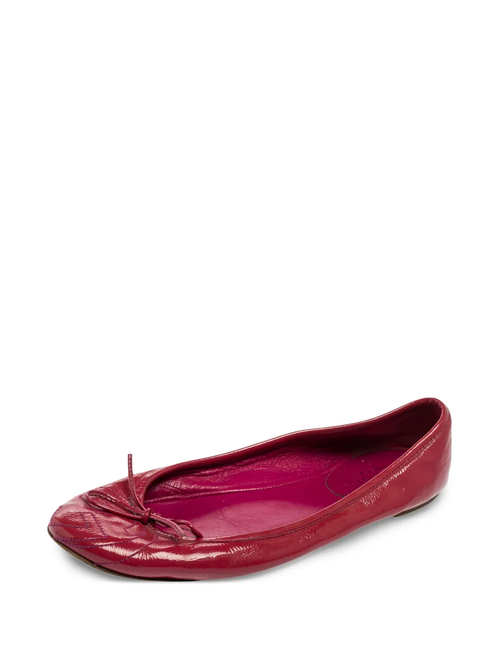 Gucci Pre-Owned Leren ballerina's - Roze