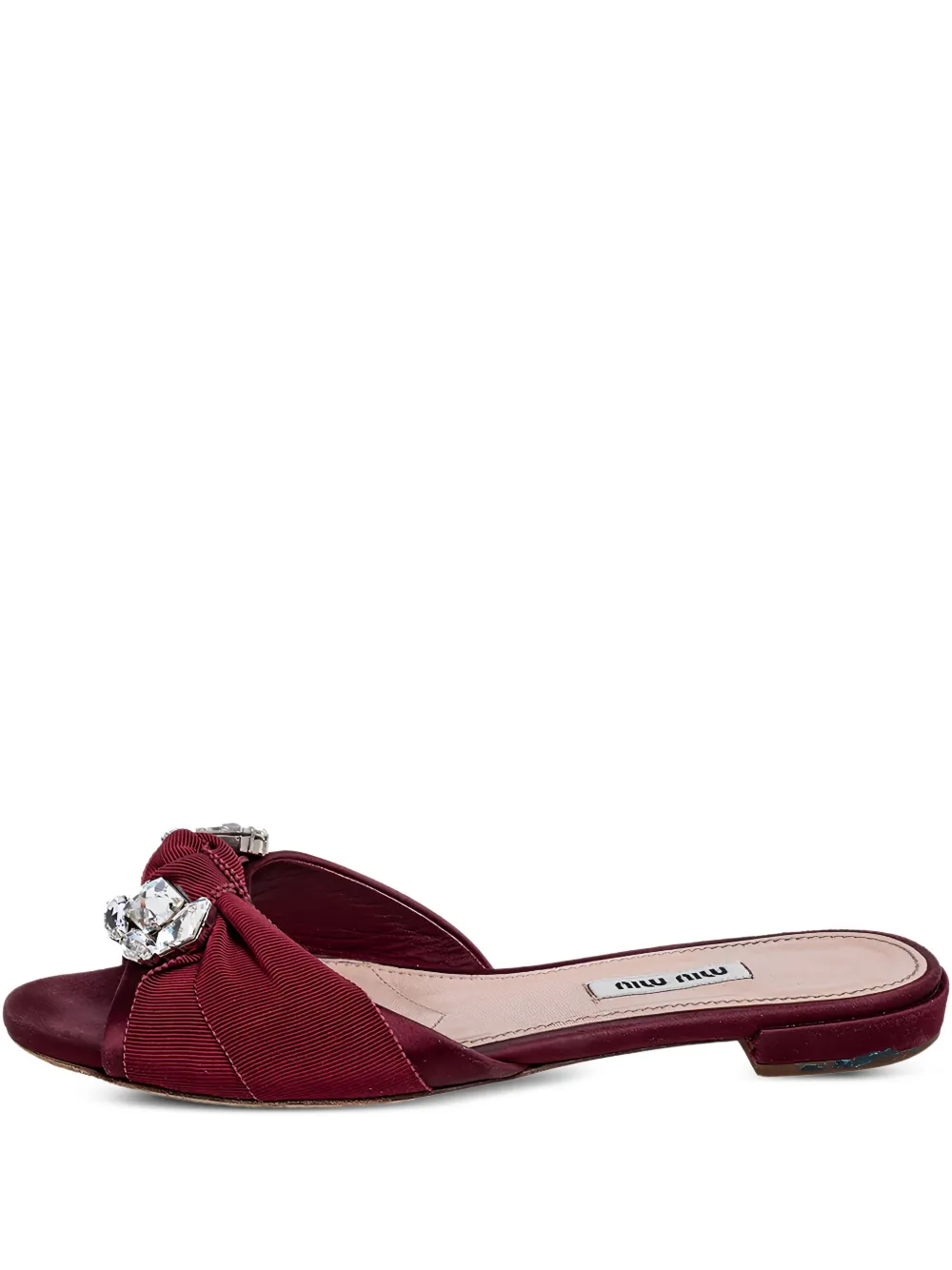 Miu Miu Pre-Owned leather sandals | Red | Image 1