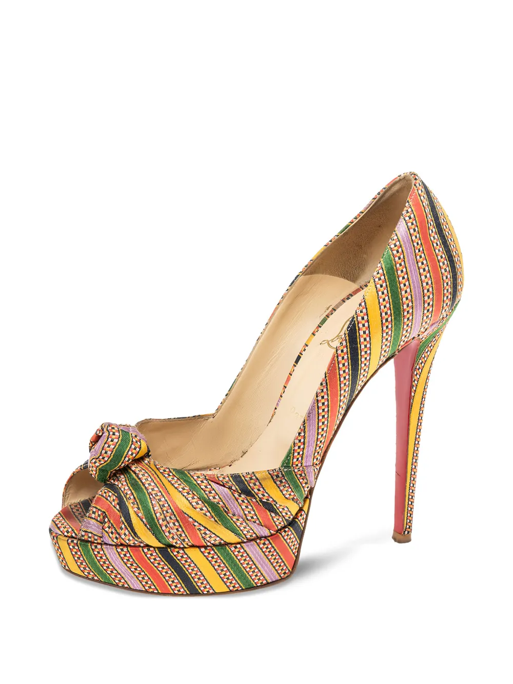 Christian Louboutin Pre-Owned 140 mm Greissimo pumps - Geel