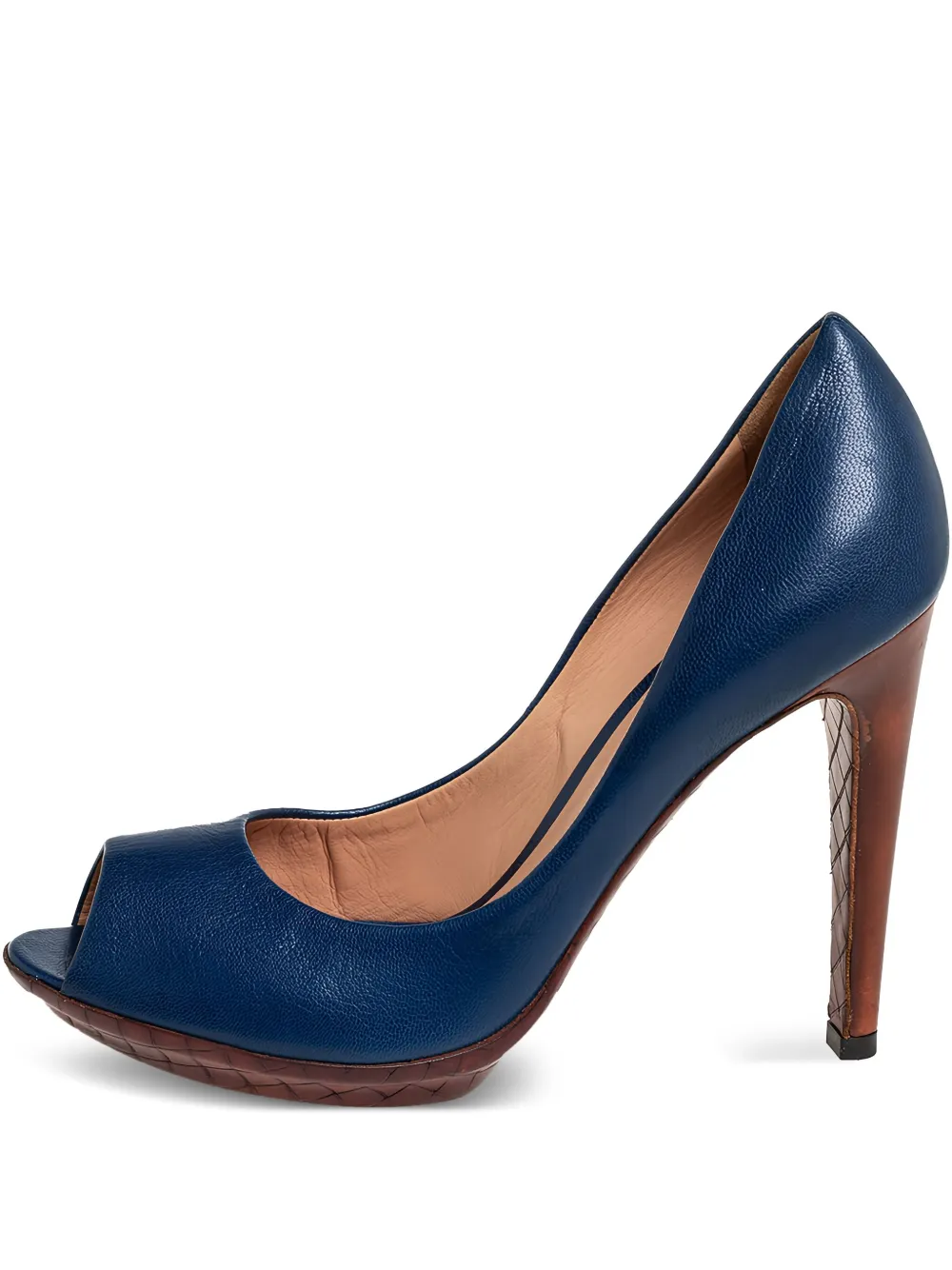 Bottega Veneta Pre-Owned 110mm leather pumps | Blue | Image 1
