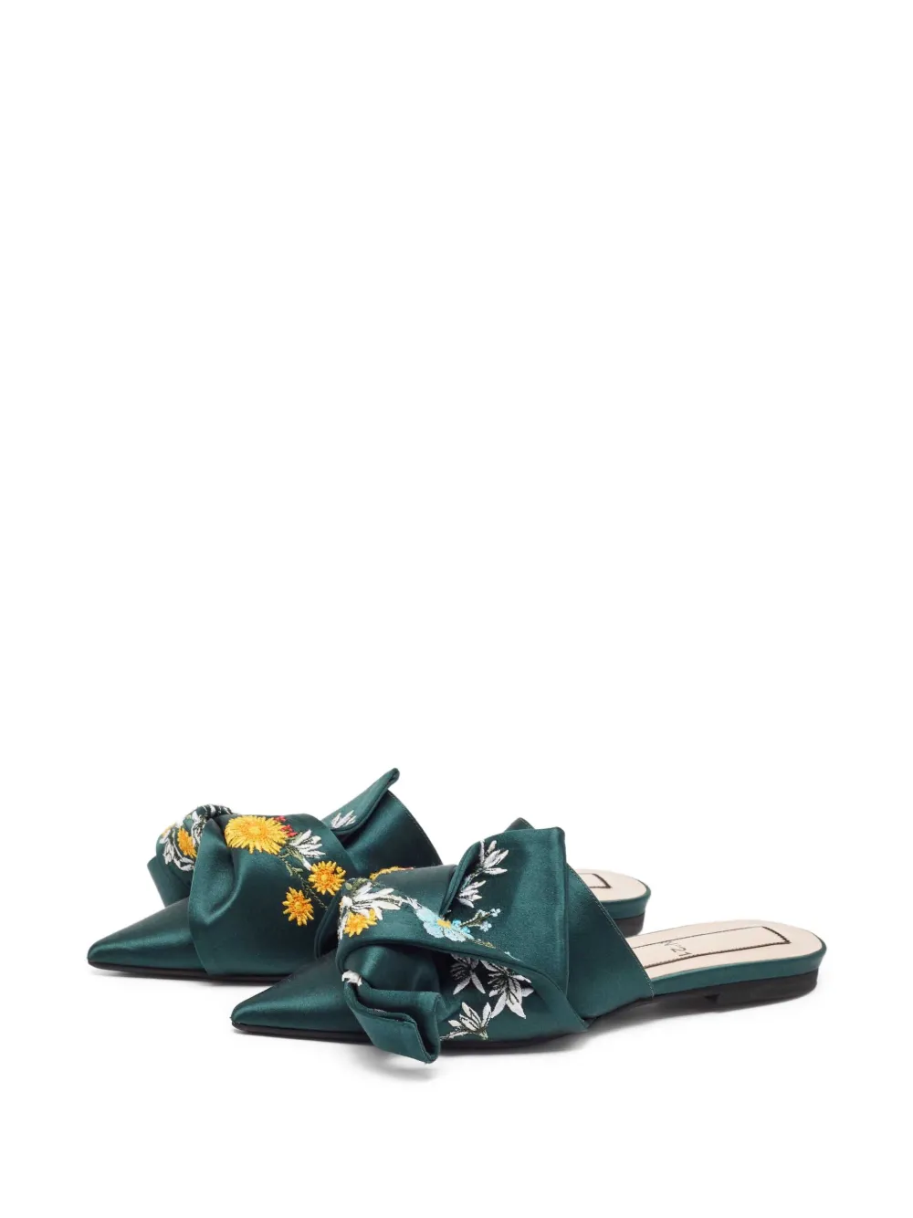 Nº21 pre-owned embroidered mules | Image 2