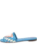 Valentino Garavani Pre-Owned leather slides - Blue