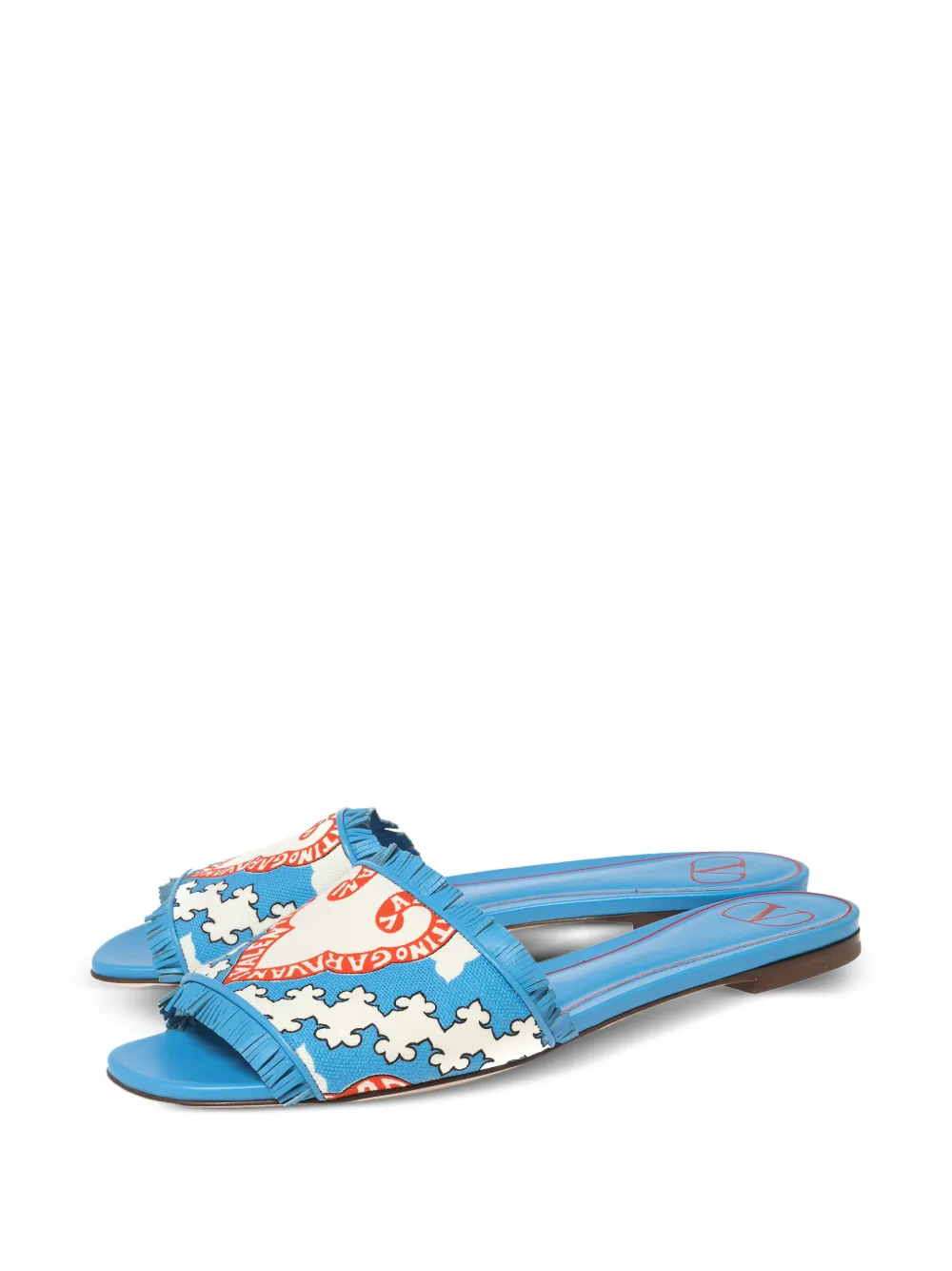 Valentino Garavani Pre-Owned Leren muiltjes - Blauw