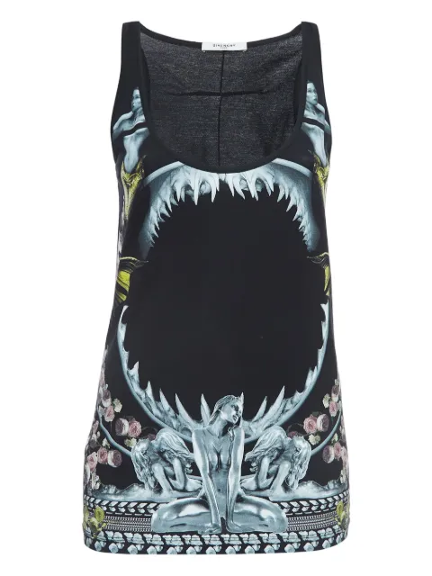 Givenchy Pre-Owned Sharn and Mermaid print tank top