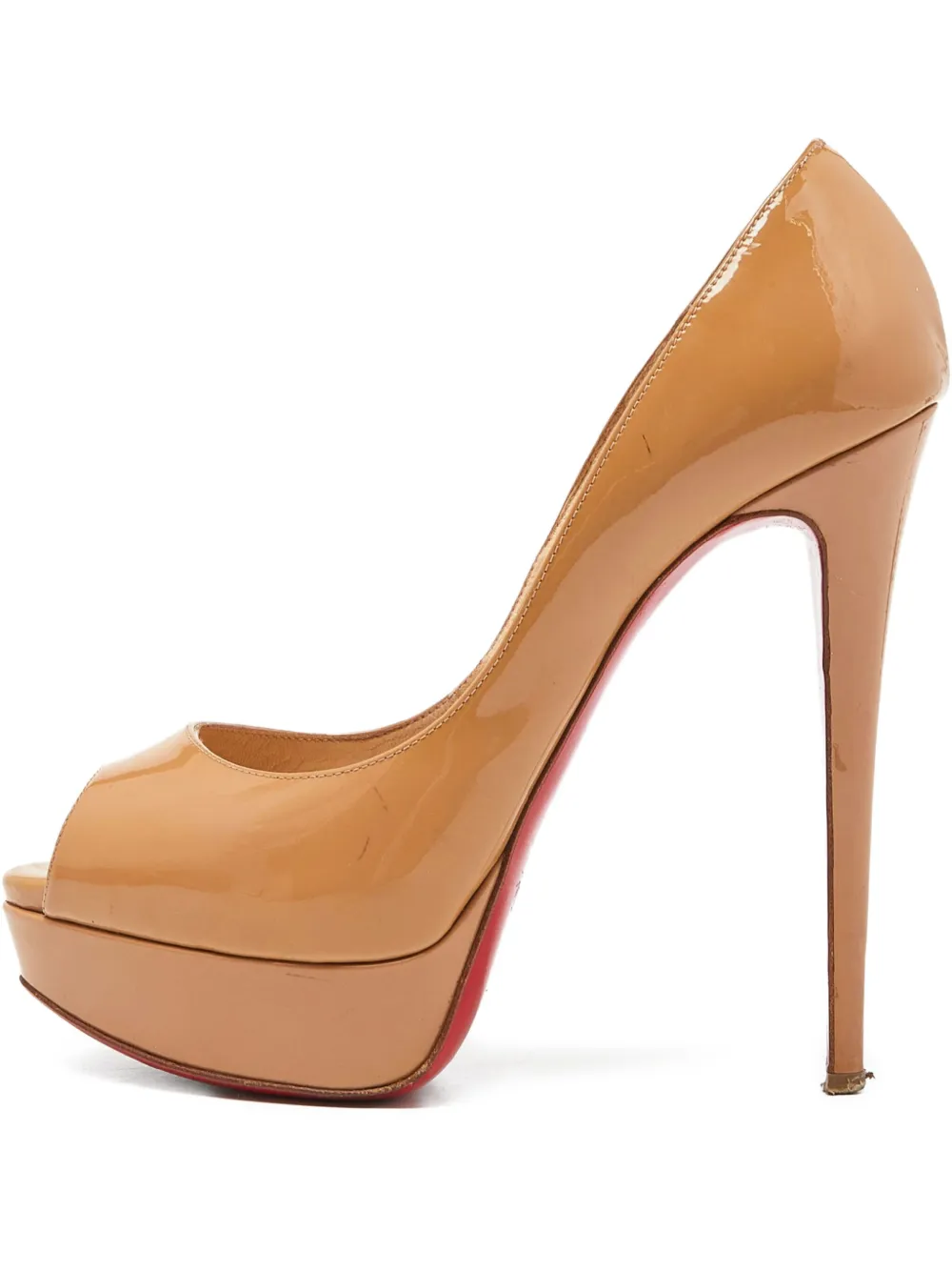 Pre-owned Christian Louboutin Patent-leather Sandals