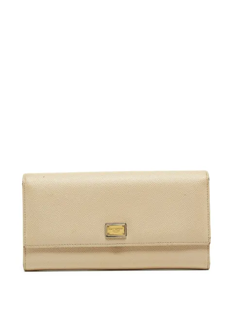 Dolce & Gabbana Pre-Owned bolsa de mano con placa del logo