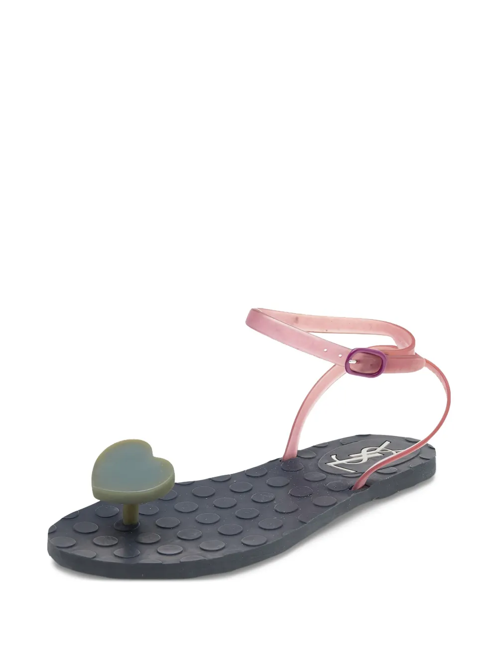 Saint Laurent Pre-Owned sandalias con puntera en forma de corazón | Image 2