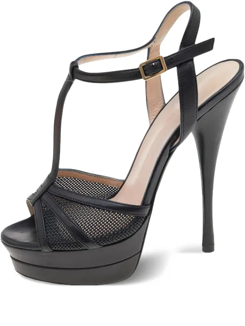 Versace Pre-Owned 130mm T-bar sandals