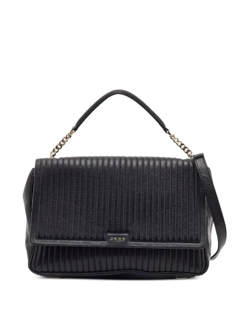 DKNY Vintage bolsa de hombro  de piel capitonada de archivo