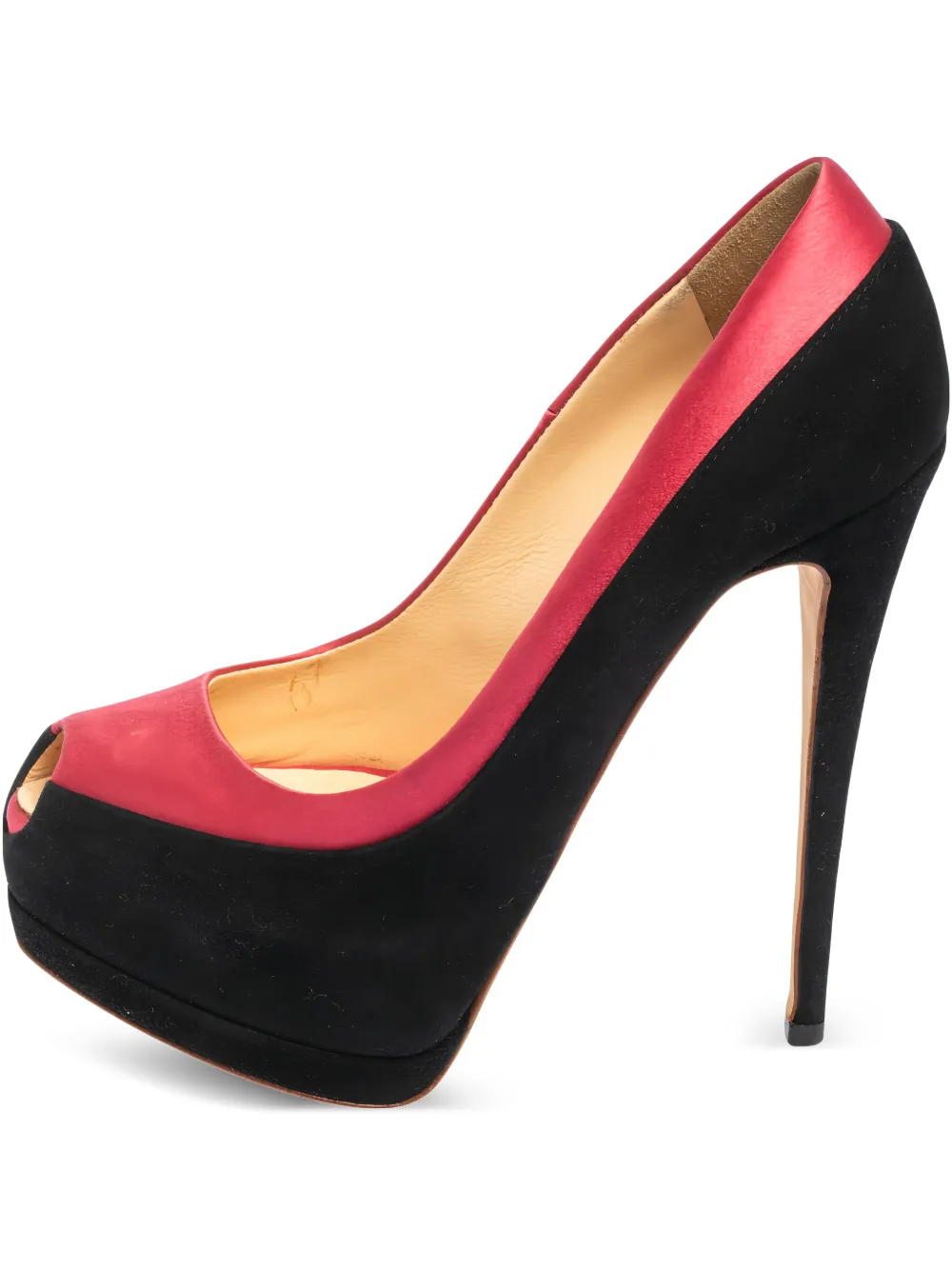 140mm suede heeled pumps