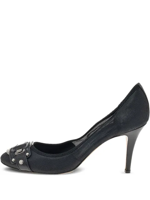 Casadei Vintage zapatillas con paneles de malla y tacón stiletto de archivo
