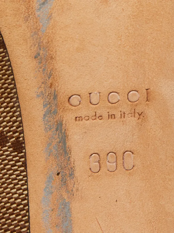Gucci Pre-Owned ロゴエンボス パンプス | ブラウン | FARFETCH JP