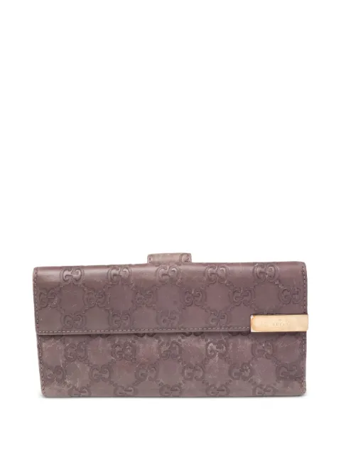 Gucci Pre-Owned monogram leather wallet
