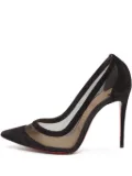 Christian Louboutin Pre-Owned 110mm Galaviti mesh-panelled stiletto pumps - Black
