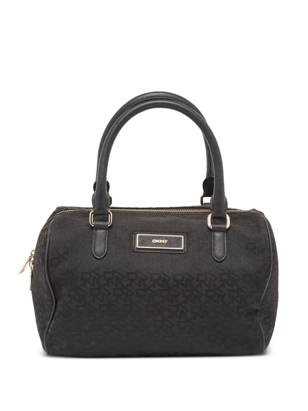 DKNY Vintage Pre-owned monogram-jacquard tote bag | Black | Image 1