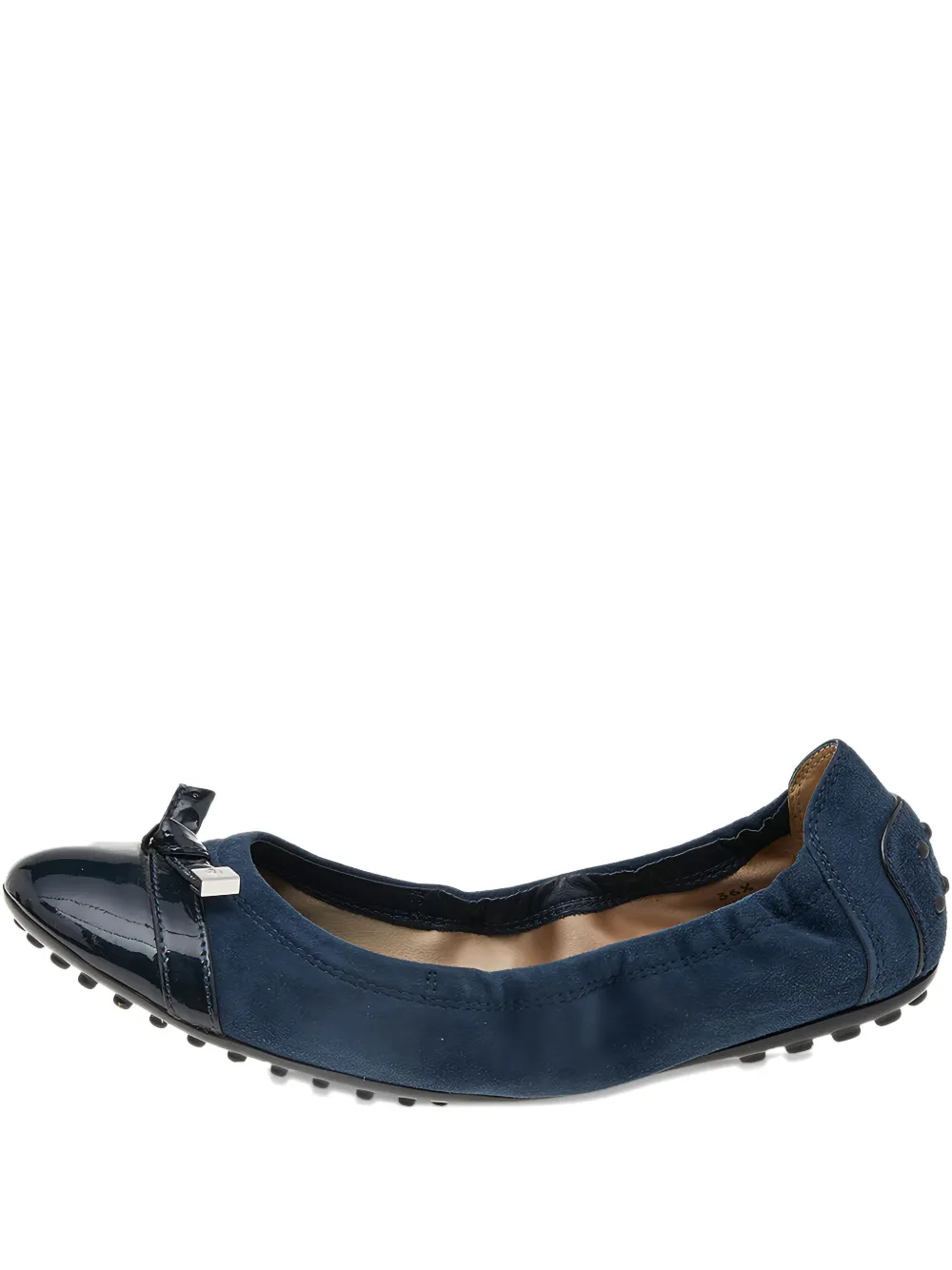 Pre-owned Tod's Vintage  Scrunch Ballet Flats
