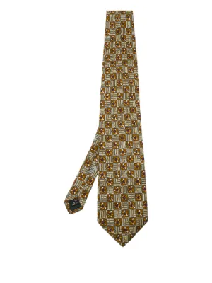Ermenegildo Zegna Vintage ペイズリー ネクタイ | ニュートラル