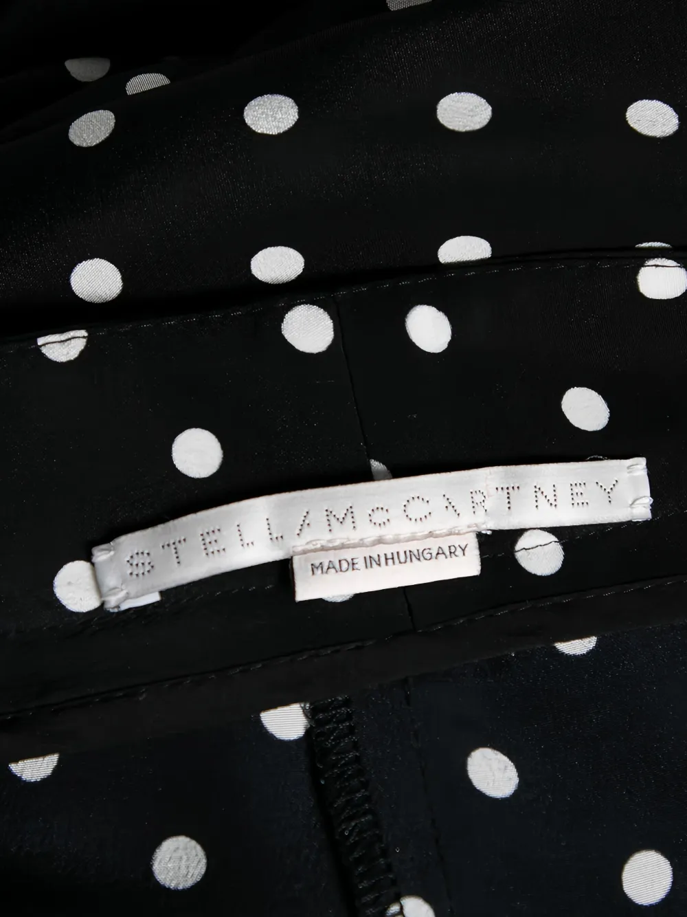 Stella McCartney Pre-Owned Gestreepte broek met stippen Zwart